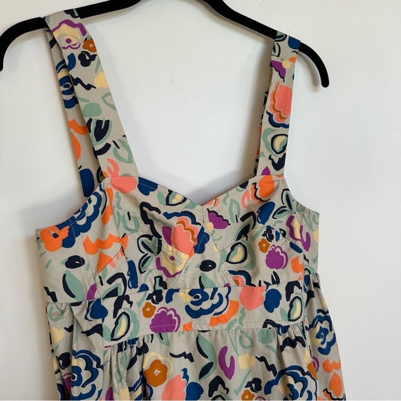 Caron Callahan Danya Dress in Graphic Floral Poplin Size XS - Picture 4 of 10